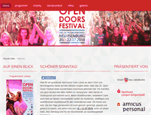 Tablet Screenshot of open-doors-festival.de